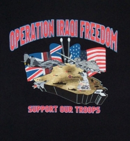 Military Tee Operation Iraqi Freedom T-Shirt