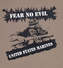 United States Marines Fear No Evil Tee