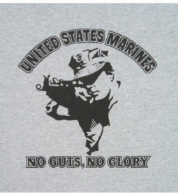 US Marines T-Shirts No Guts No Glory Shirt
