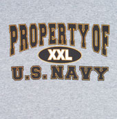 Military Property Of U.S. Navy Logo T-Shirt