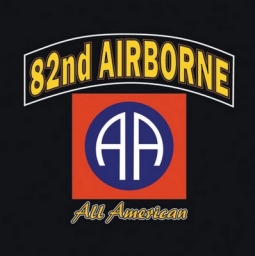 All American 82Nd Airborne Military Logo T-Shirt