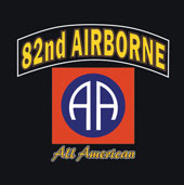 All American 82Nd Airborne Military Logo T-Shirt