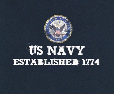 Vintage US Navy T-Shirt 1774 Navy Tee