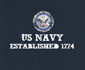 Vintage US Navy T-Shirt 1774 Navy Tee