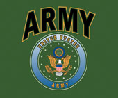 United States Army Crest Logo T-Shirt Olive Drab