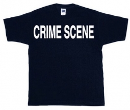 Crime Scene Shirts Double Sided T-Shirt