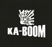 Military Shirts Ka-Boom T-Shirt Black/White