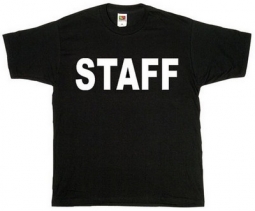 Staff Shirts Two-Sided Staff T