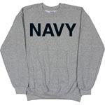 Navy Logo Sweatshirt Grey/Black