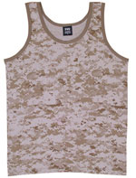 Men's Digital Desert Camo Tank Tops
