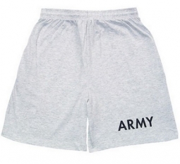 Army Training Shorts Grey Army Logo Shorts