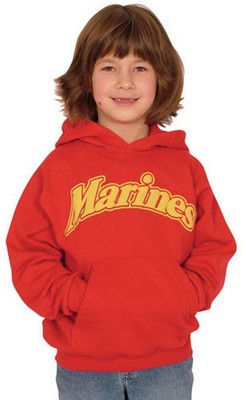 Child's Marines Hoodie Sweatshirts Red/Gold