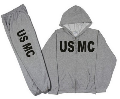 USMC Sweatjacket And Sweatpants Set