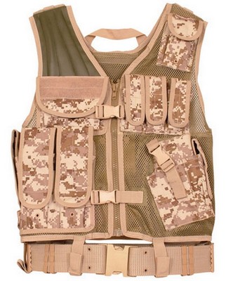 Digital Desert Camo Mach-1 Tactical Vest