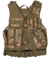 Digital Woodland Camouflage Mach-1 Tactical Vest