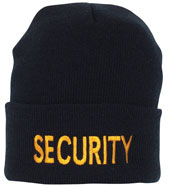 Security Watch Cap Gold Security Logo Knit Cap