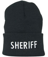 Law Watch Cap SHERIFF Logo Knit Cap