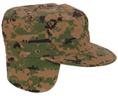 Digital Woodland Camouflage Combat Cap