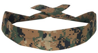 Cooldanna Headbands Digital Woodland Camo