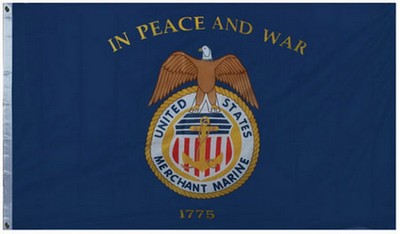 United States Merchant Marines Banner 3X5