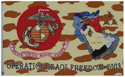 USMC Banners Operation Iraqi Freedom Banner