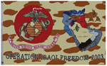 USMC Banners Operation Iraqi Freedom Banner