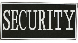 Security Id Patch 4 X 9 Hook Back Patch