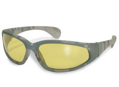 ACU Digital Camo Military Sunglasses Amber Lens