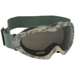 Army Digital Camo Shooter's Sahara Safety Goggles