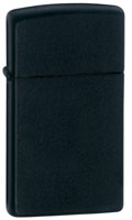 Slim Zippo&reg; Lighter Black Matte