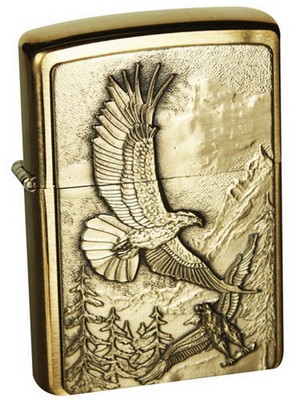 Patriotic Zippo&Reg; Lighter Brass Eagle Zippo&Reg; Lighter