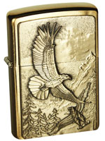 Patriotic Zippo&reg; Lighter Brass Eagle Zippo&reg; Lighter