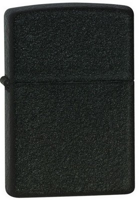 Genuine Zippo&Reg; Lighter In Black Crackle