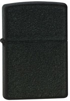 Genuine Zippo&reg; Lighter in Black Crackle