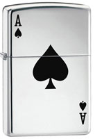 Ace of Spades Genuine Zippo&reg; Lighter
