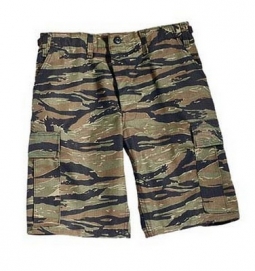 Tiger Stripe Camouflage Shorts Military Cargo Shorts