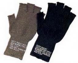 GI Fingerless Gloves Military Gloves Olive Drab