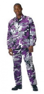 Military Fatigues (BDU's) Ultra Violet Camo Pants