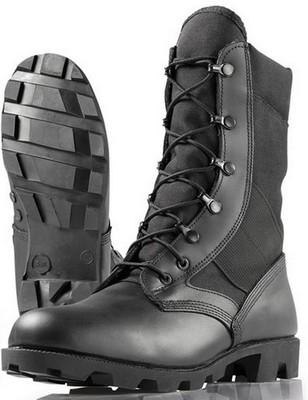 Military Jungle Boots Panama Combat Boot Black