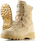 Military Boots Insulated Waterproof Steel Toe Tan