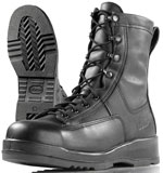 Navy Flight Deck Steel Toe Boots Black