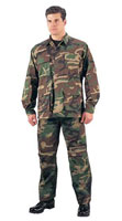 Military Camouflage Fatigues Shirts 2XL