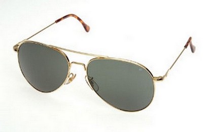American Optics 58Mm Polarized Sunglasses Gold