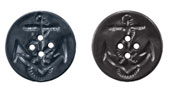Military Clothing Peacoat Buttons 25 Pack