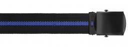 Thin Blue Line Web Belt - 44"