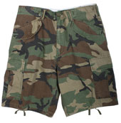 Camouflage Military Field Shorts Vintage M-65 Short