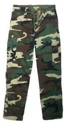 Camouflage Military Vintage Cargo Pants