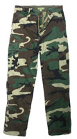 Camouflage Military Vintage Cargo Pants