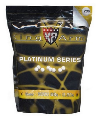 Plastic BB's 6Mm 0.20 Gram 5000 Count Bag