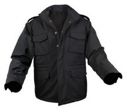 Military Style Soft Shell Tactical M-65 Jacket Black 3XL